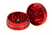 Alugrinder Black Leaf D 40 mm H 20 mm - Rot