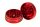 Alugrinder Black Leaf D 40 mm H 20 mm - Rot
