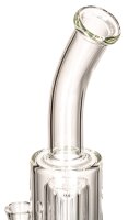 Blaze Glasbong 18,8er "2 Kammer" Inline Percolator H 38,5 cm D 65/32 mm WS 5 mm