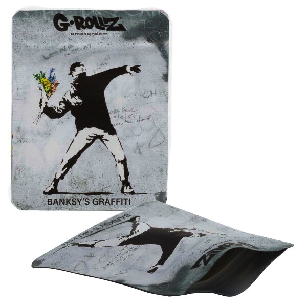 G-Rollz - Tütchen - Banksys Flower Thrower - 85x65 mm - 1 Stück