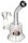 Glasbong - Thug Life - Black Marble 14,5er H 15 cm D 45 mm