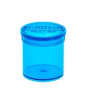Kunststoffdose mit Pop Up Deckel - 20ml D 32 mm H 36 mm - Blau