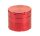 Pollinator Alugrinder "Coloured" 4 tlg. H 40 mm D 50 mm - Rot