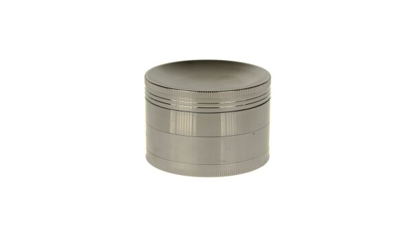 Metall Pollinatorgrinder 4tlg. - Konkav - D 63 mm H 43 mm - Grau