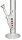 G-Spot Zylinder Eis Farbpunkte H 50 cm D 50 mm WS 5 mm NS 18,8er Panzerschliff - Rot