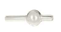 Carb Cap mit Durchzug/Loch "Kugel" L 22 mm - klar