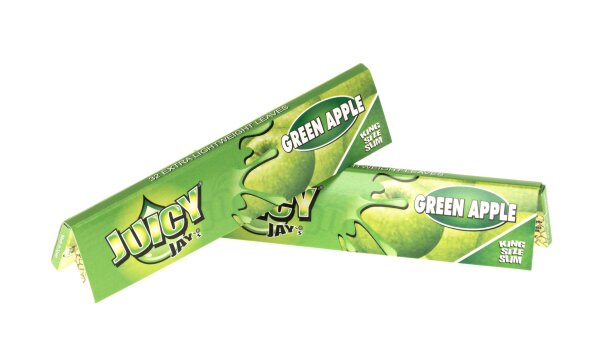 Juicy Jays - King Size Slim - Green Apple - 32 Blättchen