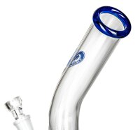 Heisenberg Glasbong 18,8er - TX Burner - H 38 cm D 45 mm WS 3,2 mm - ICE