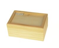Black Leaf - Aufbewahrungsbox mit Pollensieb 23x21x7 cm
