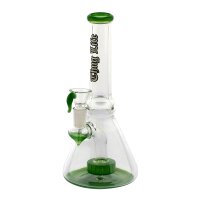 Thug Life Glasbong 14,5er - Beaker Green Perc - H 22 cm D 28 mm
