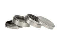Black Leaf New Edge Granite - Pollinatorgrinder 4tlg.- hart anodisiert - D 63 mm H 45 mm
