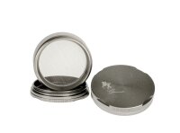 Black Leaf New Edge Granite - Pollinatorgrinder 4tlg.- hart anodisiert - D 63 mm H 45 mm