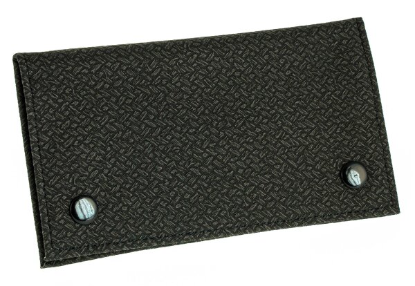 Champ - Tabaktasche - 160x90 mm - geriffelt - Schwarz