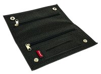 Champ - Tabaktasche - 160x90 mm - geriffelt - Schwarz