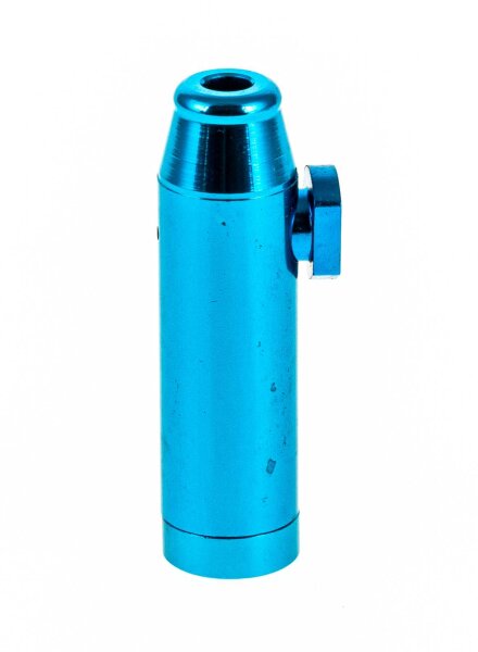 Portionierer / Dosierer Metall "Bullet" eloxiert Blau - H 5,5 cm