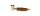 Purpfeife aus Metall/Holz - Kopf Metall - schraubbar - L 9 cm