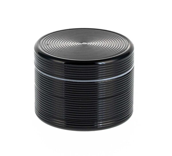 Metallgrinder "Ripped" Pollinator/Sieb H 37 mm D 45 mm - Schwarz