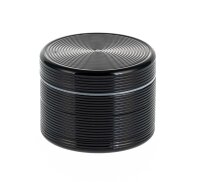 Metallgrinder "Ripped" Pollinator/Sieb H 37 mm D 45 mm - Schwarz