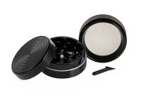 Metallgrinder "Ripped" Pollinator/Sieb H 37 mm D 45 mm - Schwarz