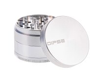 Pollinator Alugrinder "Dipse-Logo" 4 tlg. H 47 mm D 63 mm - Silber