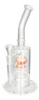 Black Leaf Glasbong 18,8er - Krabbe/Crab 1x Dusch Percolator - H 28,5 cm D 64/24 mm - NO KICK