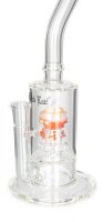 Black Leaf Glasbong 18,8er - Krabbe/Crab 1x Dusch Percolator - H 28,5 cm D 64/24 mm - NO KICK