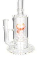 Black Leaf Glasbong 18,8er - Krabbe/Crab 1x Dusch Percolator - H 28,5 cm D 64/24 mm - NO KICK