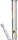 ROOR Glasbong 18,8er H 45 cm WS 3,2 mm; Bong 3,2 mm Rasta Style