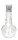 Amsterdam Glas Bong 14,5er - Bauch - Logo+Schriftzug - H 18 cm D 36 mm WS 3 mm