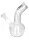 Amsterdam Glas Bong 14,5er - Bauch - Logo+Schriftzug - H 18 cm D 36 mm WS 3 mm