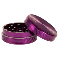 Alugrinder Black Leaf "Riffel" D 50 mm - Violett