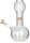 Greenline Glasbong 14,5er - H 39 cm D 40 mm - mit Hanfblatt - ICE