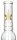 Greenline Glasbong 14,5er - H 39 cm D 40 mm - mit Hanfblatt - ICE