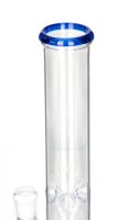 Black Leaf Glasbong - Honey Comb Percolator Blau - 14,5er H26 cm D 40 mm WS 2,5 mm - NO KICK - ICE