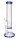 Black Leaf Glasbong - Honey Comb Percolator Blau - 14,5er H26 cm D 40 mm WS 2,5 mm - NO KICK - ICE