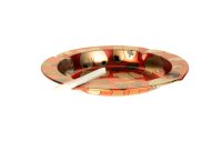 Metallaschenbecher "Tittie Pattern" - metallic rund - D 13,5 cm