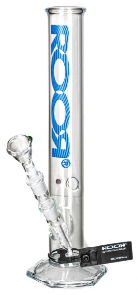 ROOR Glasbong 14,5er H 32 cm; blaue Serie-250