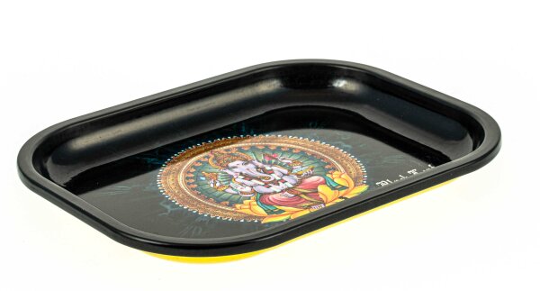 Black Leaf Rolling Tray "Black Leaf Logo" 18x14x1,6 cm - Mini