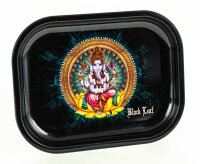 Black Leaf Rolling Tray "Black Leaf Logo" 18x14x1,6 cm - Mini