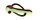 G-Spot Glaspfeife 11,5 cm mit Henkel - Orange/Schwarz/Blau Nr.5