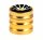 Pollinator Grinder "Roundabout" mit Magneten H 55 mm D 55 mm - gold-Schwarz-Silber