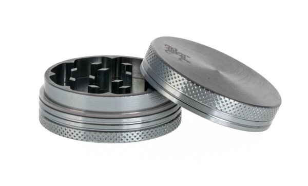 Alugrinder Black Leaf D 40 mm H 20 mm - Grau