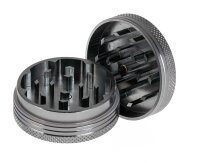 Alugrinder Black Leaf D 40 mm H 20 mm - Grau