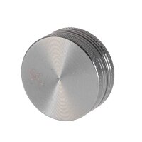 Alugrinder Black Leaf D 40 mm H 20 mm - Grau