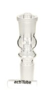 Aktivkohleadapter 18,8er für 8 mm Aktivkohlefilter L 8,6 cm