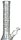 Black Leaf Glasbong 18,8er/14,5er - Hieroglyphen - Glow in the Dark H 35 cm D 125/51 mm WS 7 mm - ICE