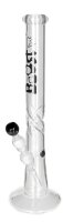 Boost Pro Glasbong 18,8er - Twisted Ice - Schwarze Schrift - H 50 cm D 47 mm WS 5 mm - ICE
