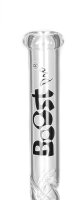 Boost Pro Glasbong 18,8er - Twisted Ice - Schwarze Schrift - H 50 cm D 47 mm WS 5 mm - ICE