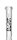 Boost Pro Glasbong 18,8er - Twisted Ice - Schwarze Schrift - H 50 cm D 47 mm WS 5 mm - ICE