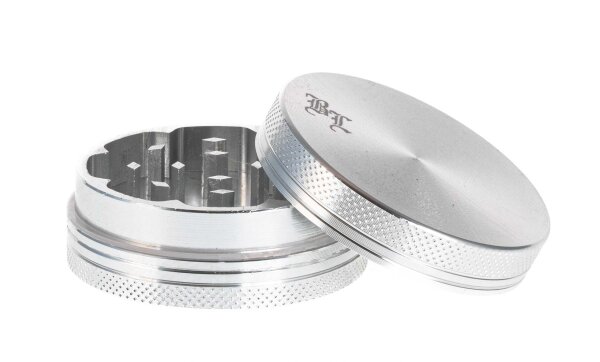 Black Leaf Alugrinder D 50 mm Farbe: Silber